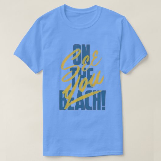 では、ビーチTシャツ Tシャツ (デザイン正面)