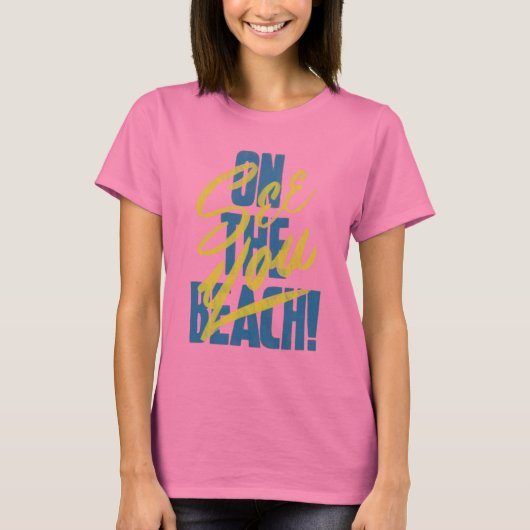 では、ビーチTシャツ Tシャツ (正面)