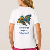 でもいい生意気なショットだった、グラフィティ・ドラゴン Tシャツ (裏面)