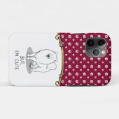 でもかわいいサモイドッグおもしろいサミー Case-Mate iPhoneケース (裏面(横))