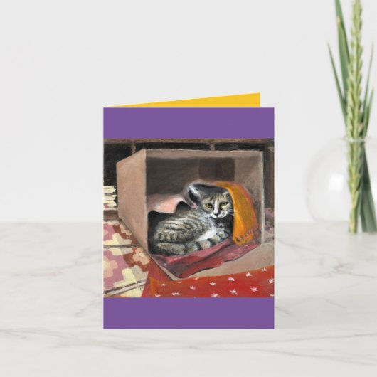 でもこの箱が必要だ!クリスマス子猫マカヴィティ シーズンカード (正面)