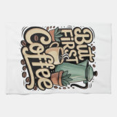 でもまずはコーヒーから キッチンタオル (横)