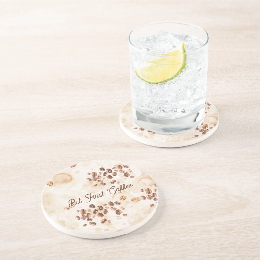 でもまずはコーヒーから コースター (側面)