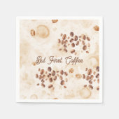 でもまずはコーヒーから スタンダードカクテルナプキン (正面)