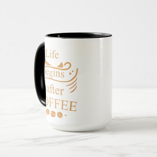 でもまずはコーヒーから マグカップ (正面左)
