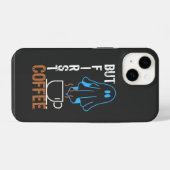 でもまずはコーヒーから iPhoneケース (裏面横)