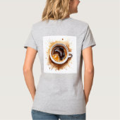 でもまずはコーヒー ドラゴン 冗談 java中毒ギフト tシャツ (裏面)