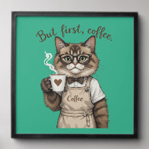 でもまずはコーヒー ネコ