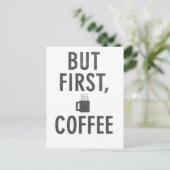 でもまずはコーヒー ポストカード (スタンド正面)