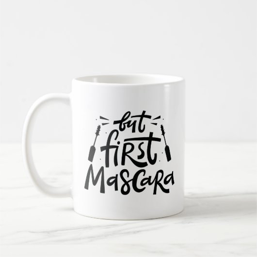 でもまずはマスカラ コーヒーマグカップ (左)