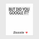 でもグーグルで調べたのか? シール (シート)