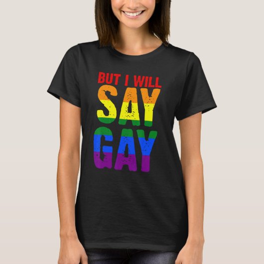 でもゲイLgbtq Tシャツ (正面)