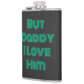 「でもパパは大好き」緑のTシャツ フラスク (左)