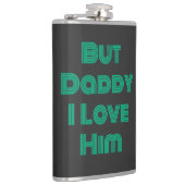 「でもパパは大好き」緑のTシャツ フラスク (右)