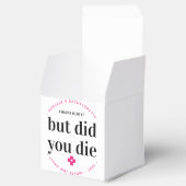 でも二日酔いで死んだパーソナライズされたバチェロレッテ フェイバーボックス (オープン)