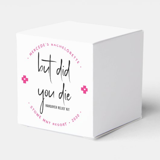 でも二日酔いパーソナライズされたレリーフ、 浮き彫りキット フェイバーボックス (裏面サイド)