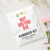 でも二日酔い結婚回復キット死んだ フェイバーバッグ (封をした状態)