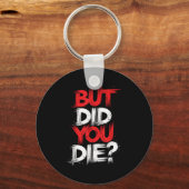 でも体育モチベーションで死んだトレーニング キーホルダー (正面)