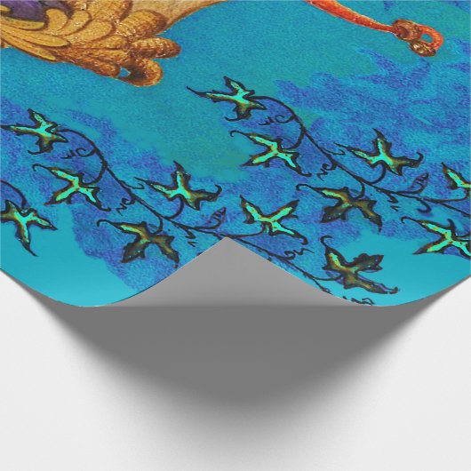 でも何を見てるの？マーメイドとトリトン ラッピングペーパー (角)