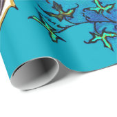 でも何を見てるの?マーメイドとトリトン ラッピングペーパー (ロールコーナー)