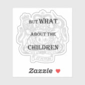 「でも子どもはどうなの」ステッカー シール (シート)