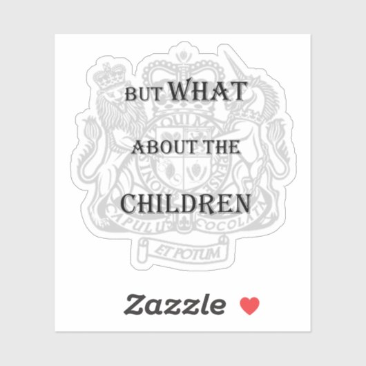 「でも子どもはどうなの」ステッカー シール (シート)