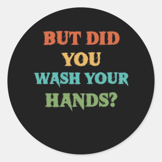 でも手洗いはヴィンテージ ラウンドシール (正面)