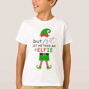 でも最初にクリスマス#Elfieに Tシャツ