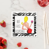 「でも最初に、カップケーキを!」 DIVAカクテルナプキンス スタンダードカクテルナプキン (インサイチュ)