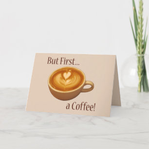 でも最初に、コーヒー カード