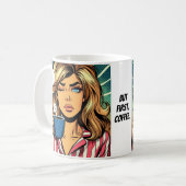 でも最初はコーヒー。 コーヒーマグカップ (正面左)