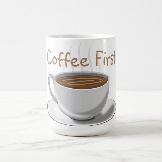 でも最初は…コーヒー コーヒーマグカップ (中央)