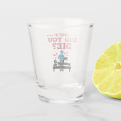 でも死んだおもしろいフィジカルセラピーPT ショットグラス (裏面)