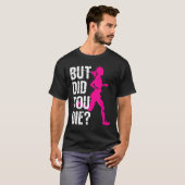 でも死んだの女子走トレーニング走F Tシャツ (正面フル)