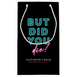 でも死んだの？ネオンブルー&ピンクハングオーバーキット スモールペーパーバッグ