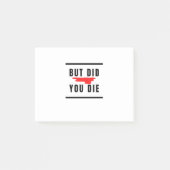 でも死んだの ポストイット (正面)
