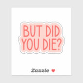 でも死んだの？面白い看護師、パラメディック シール (シート)