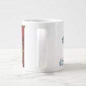 でも火はとても楽しいです ジャンボコーヒーマグカップ (裏面)