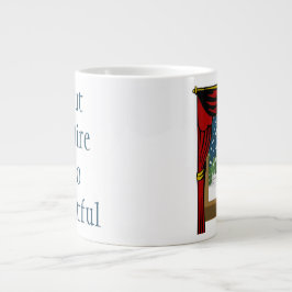 でも火はとても楽しいです ジャンボコーヒーマグカップ