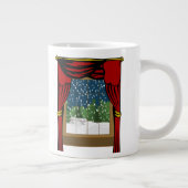 でも火はとても楽しいです ジャンボコーヒーマグカップ (右)