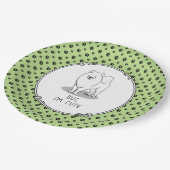 でも私はかわいいサモイド犬です ペーパープレート (アングル)