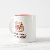 でも英語買の先生はおもしろい ツートーンマグカップ (正面左)