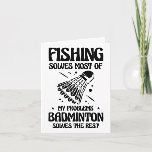 でも頭の中で私のバドミントン遊選手のShutttl カード (正面)