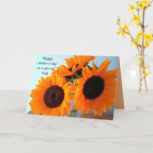 でも、あなたは私の母のカードではない カード (黄色い花)