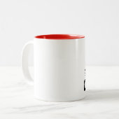 「でも、まずはコーヒーだ」 2音式コーヒーマグ ツートーンマグカップ (正面左)