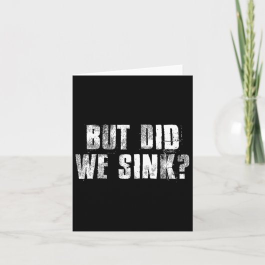 でも、バカみたいに楽しいクルマのキャプテン・バカティは沈没した？ カード (正面)