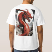 でスタイリッシュワードローブを高ユニークめしゃれているる Tシャツ (裏面)