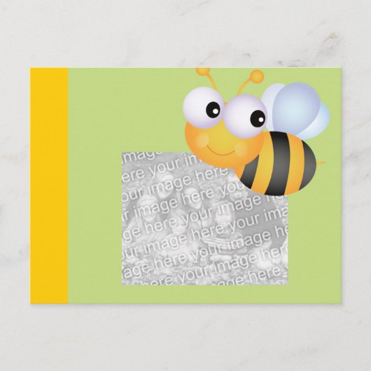 ~でブーンと音を立てている ポストカード (正面)