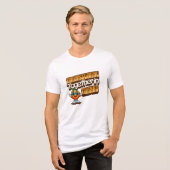 ~で共に感謝す感謝している トライブレンドTシャツ (正面全面)