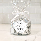 ～で新しい始まりエレガント引用文を迎える ラウンドシール